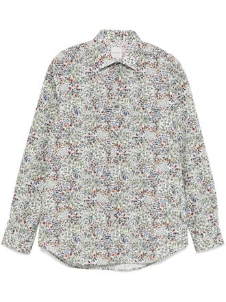 Paul Smith Sketch Floral-print shirt - White