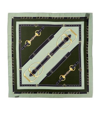 Gucci Printed Silk Twill Carre