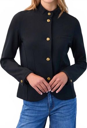 FDJ Braid Detail Blazer In Black