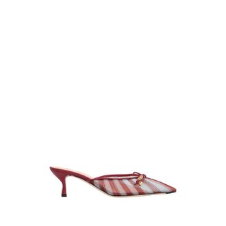 Fendi Kitten Tulle St. Pequin - female - Fendi - Heeled Mules - Multicolor - 6 1/2 UK - Shoes