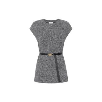 Elisabetta Franchi Mujer, Jerseys, Gris, Talla: S
