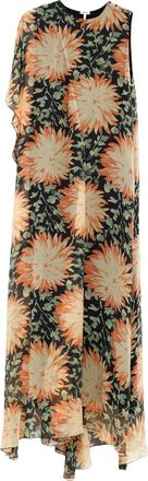 Loewe Abito con stampa a fiori - Arancione