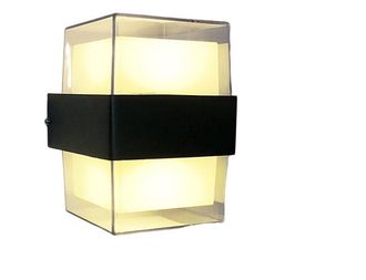 OEM L&aacute;mpara De Techo Led Cuadrada Para Espejo De Ba&ntilde;o, Negra Por Ambos Lados, Luz Blanca C&aacute;lida, 12 W