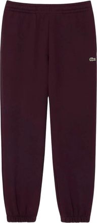 Lacoste Trainingsbroeken - Heren - Sweatpants - Paars - L - Katoen - Broeken