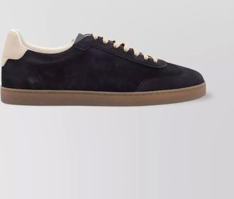 Brunello Cucinelli low top sneakers with contrast heel tab