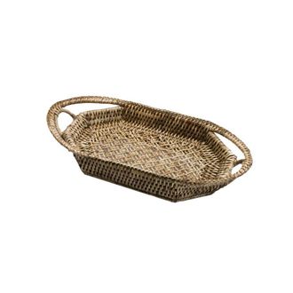 Vacchetti Cesta Mimbre Barco Birmana Ovalada Cm32x15h6