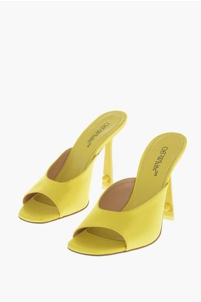 Off-white Satin Mules POP LOLLIPOP Open Toe 11cm size 37