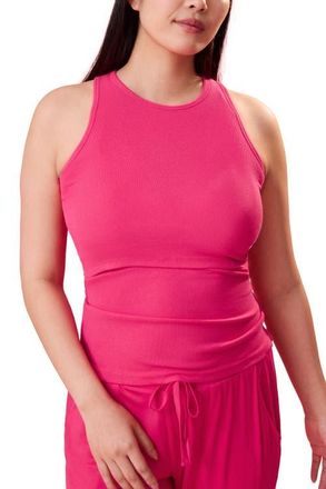 Kindred Bravely Maternity Ribbed Racerback Nursing Tank in Raspberry Pink at Nordstrom, Size X-Large
