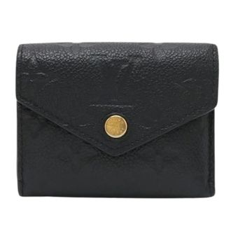 Louis Vuitton Pre-owned Wallets, female, Black, Size: ONE SIZE Pre-owned Tri-fold Wallet