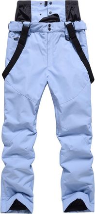 Generic Women´S Insulated Ski Bibs Waterproof Snow Pants Windproof Snowboarding Overalls Pants With Detachable Suspenders Waterproof Snowproof Trousers Winter