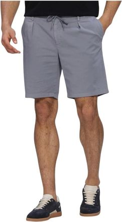 Profuomo Korte Broeken, Heren, Grijs, XL, Katoen, Short Sportcord