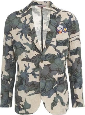 Bob Camouflage Pak Jas - Heren - Blazers - Veelkleurig - 2XL - Katoen - Jassen