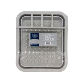 Lewis's Collapsible Dish Drainer | TJ Hughes Grey