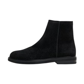 Filling Pieces Schoenen, Heren, Zwart, 44 EU, Leer, Western Chelsea Suede Zwart