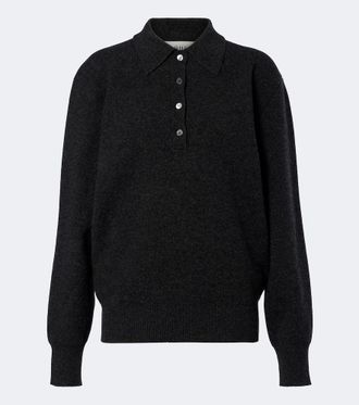 R&oacute;he R&oacute;he Wool, cashmere, and silk-blend polo sweater
