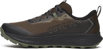 Saucony Womens Peregrine 15 Gore-tex Waterproof Sneaker, Walnut/Black, 5.5