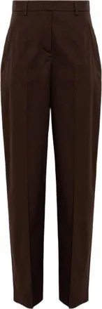 Blugirl Straight-Leg Trousers With Polished Finish