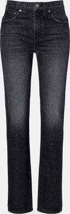 Khaite Farley mid-rise slim jeans