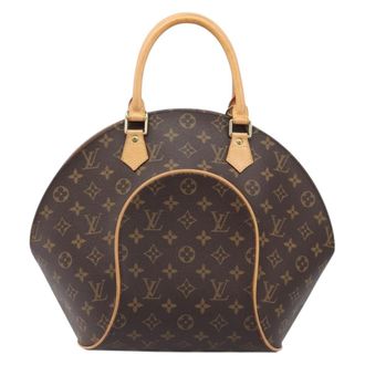 Louis Vuitton Ellipse Bag Monogram Canvas Brown Canvas Handbag (Pre-Owned)