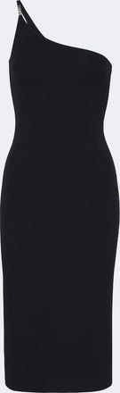 Gucci One-shoulder cr&ecirc;pe jersey midi dress