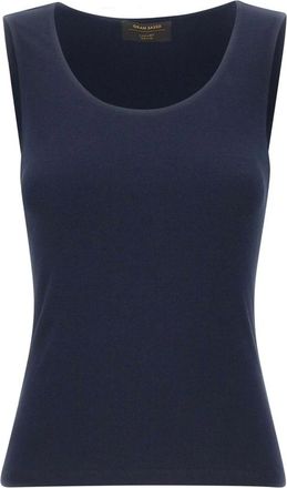Gran Sasso Tops, Dames, Blauw, M, Katoen, Tanktop