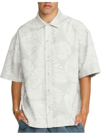 Revolution Oversize Short-Sleeved Shirt Hemd f&uuml;r Herren | wei&szlig;