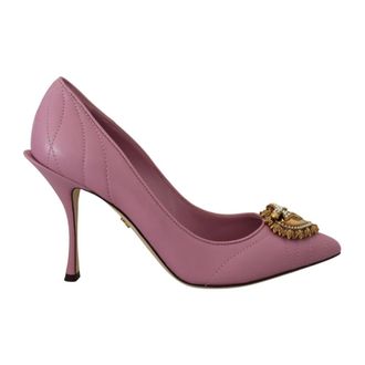 Dolce & Gabbana Dames, Schoenen, Roze, Maat: 35 1/2 EU Leer