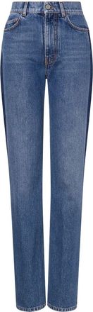Philosophy di Lorenzo Serafini two-tone cotton denim jeans - Blue