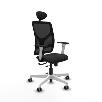 Piqueras y Crespo Silla De Oficina Piqueras Y Crespo Ergon&oacute;mica Negra Malla
