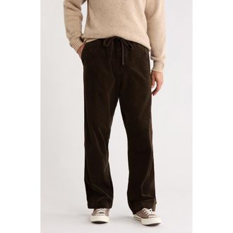 Carhartt Work in Progress Floyde Tie Waist Corduroy Pants in Tobacco Rinsed at Nordstrom, Size Large