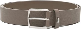 Lacoste grained leather belt - Neutrals