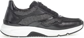 Gabor Rollingsoft Sneakers - Dames - Sneakers - Zwart - 42 1/2 EU - Leer - Schoenen