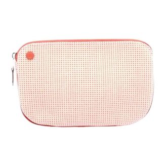 Herm&egrave;s Pre-owned Clutches, female, Red, Size: ONE SIZE Pre-owned Toile Ash Echap&eacute; Vermilion Pouch