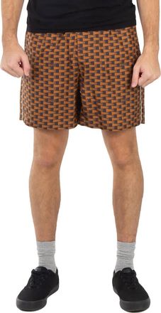 Bally Pennant Printed Silk Shorts
