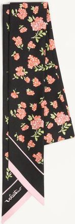 Valentino Garavani Scarf Bandeau Mazzetto Coriandolo in seta Donna NERO/MULTICOLOR UNI