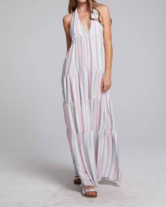 Chaser Milano Maxi Dress In Positano Stripe