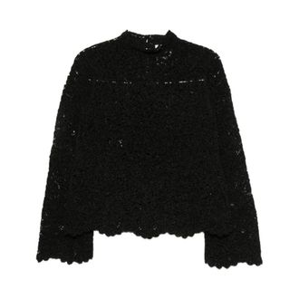 Semicouture Dames, Truien, Zwart, Maat: XS