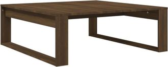 vidaXL Coffee Table Brown Oak 100x100x35 cm Engineered Wood Vidaxl