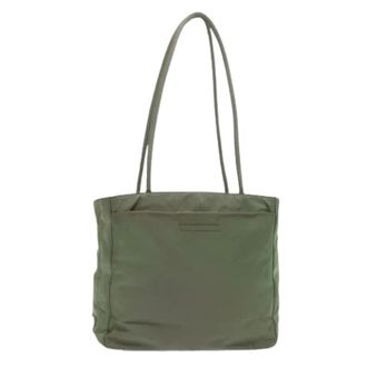 Prada Pre-owned Tote Bags, female, Green, Size: ONE SIZE Pre-owned Vintage Tote Bag