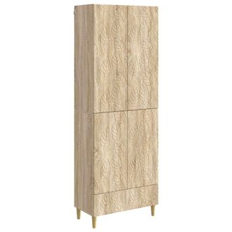 vidaXL Juego De Armarios 2 Uds. Roble Sonoma Madera De Ingenier&iacute;a Vidaxl