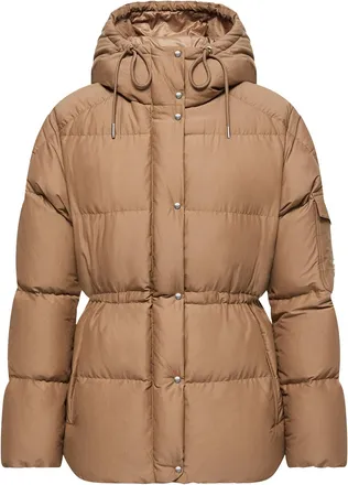 Moncler Moncler Himalaya Hooded Short Down Jacket, Women, Brown, Size: 00