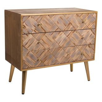 Wanderlust Deco Comoda marr&oacute;n 73x36x65h cm