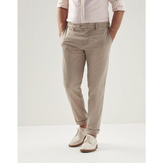 Brunello Cucinelli Clay Tailored Trousers, Brand Size 56 (US Size 40)