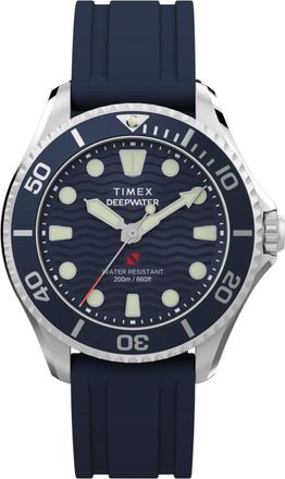 Timex Deep Water Meridian Unisexs Blue Watch TW2Y40300 - One Size