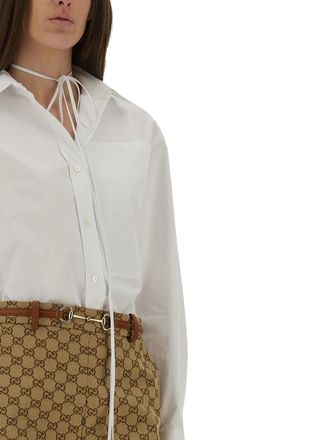 Gucci Cotton Poplin Shirt - White