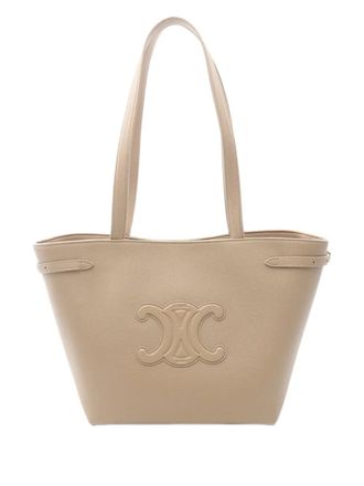 Celine 2010-2025 Small Grained Calfskin Cabas Anais Cuir Triomphe tote bag - women - Calf Leather - One Size - Brown