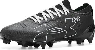Under Armour Blur Pro Football Cleats Mens Cleated Shoes Black/Black/White : 10.5 D - Medium, Synthetic