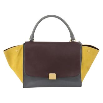 Celine Tricolor Trapeze Bag Leather Multicolour Leather Handbag (Pre-Owned)