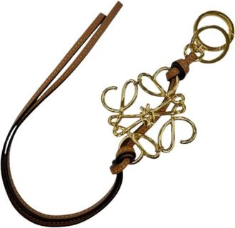 Loewe Pre-owned Stoffen sleutelhanger - Dames - Vintage Accessoires - Geel - ONE Size - Vintage