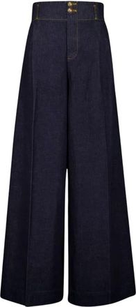 Zimmermann Jeans, Dames, Blauw, M, Denim, Hypnotic Denim Tailored Pant